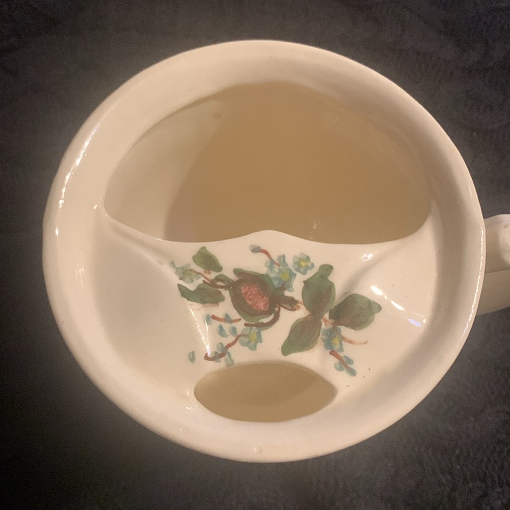 Cash Family Pottery mustache mug hand painted - Picture 4 of 6